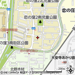 奈良県奈良市恋の窪2丁目19-16周辺の地図