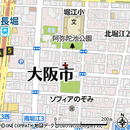 キッチンオリジン　北堀江店周辺の地図