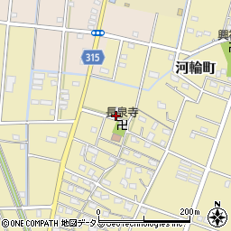 静岡県浜松市中央区河輪町596周辺の地図