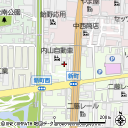 大阪府東大阪市新町21周辺の地図
