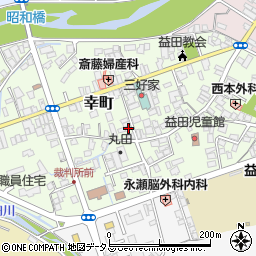 島根県益田市幸町5-22周辺の地図