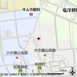 静岡県磐田市大中瀬24周辺の地図