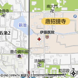 奈良県奈良市五条町17-8周辺の地図