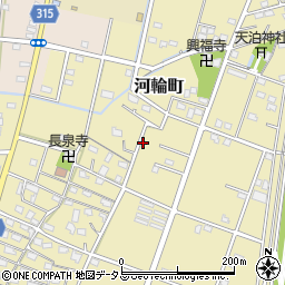 〒430-0823 静岡県浜松市中央区河輪町の地図