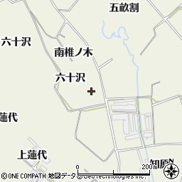愛知県豊橋市杉山町東椎ノ木周辺の地図