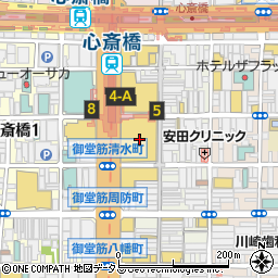 ロクシタン大丸心斎橋店周辺の地図