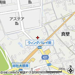 岡山県総社市真壁1460-3周辺の地図