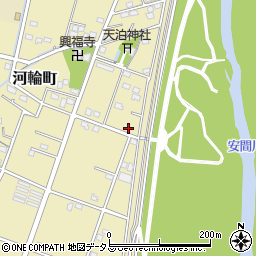静岡県浜松市中央区河輪町408周辺の地図