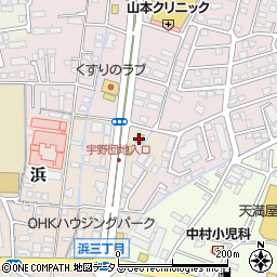 セブンイレブン岡山浜店周辺の地図