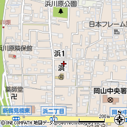 生長の家岡山県教化部会館周辺の地図