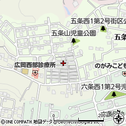 奈良県奈良市五条西2丁目5-64周辺の地図