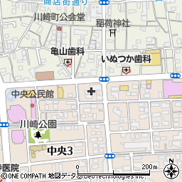 岡山県総社市中央3丁目3周辺の地図