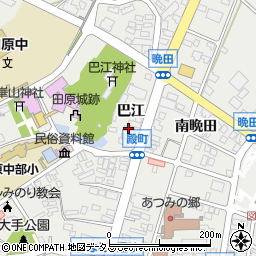 フコク生命保険相互会社田原営業所周辺の地図