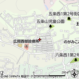 奈良県奈良市五条西2丁目5-70周辺の地図
