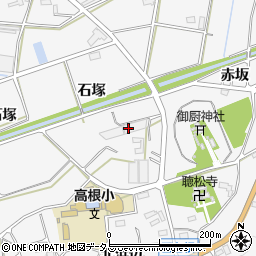 愛知県豊橋市西七根町石塚周辺の地図