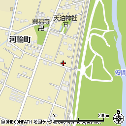 静岡県浜松市中央区河輪町405周辺の地図