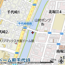 千代崎橋周辺の地図