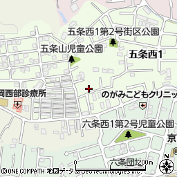 奈良県奈良市五条西1丁目33-6周辺の地図
