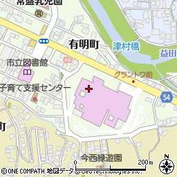 島根県芸術文化センター「グラントワ」小ホール周辺の地図