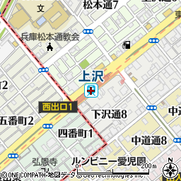 兵庫県神戸市兵庫区周辺の地図