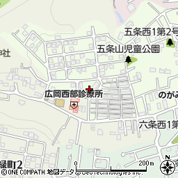 奈良県奈良市五条西2丁目7周辺の地図