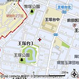 王塚台エザンス２周辺の地図