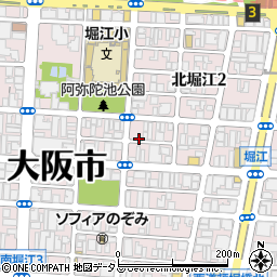 KITAHORIE 2T周辺の地図