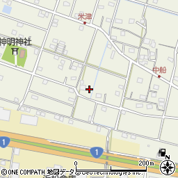 静岡県浜松市中央区米津町1563周辺の地図