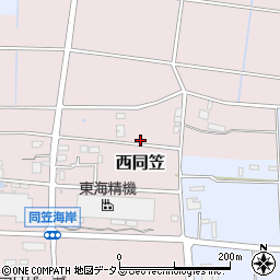 静岡県袋井市西同笠815周辺の地図