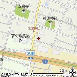 静岡県浜松市中央区米津町1519周辺の地図