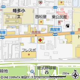 岡山日産カートピア２３岡山周辺の地図