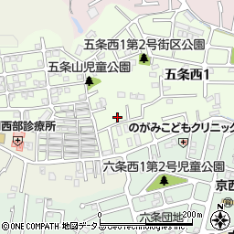 奈良県奈良市五条西1丁目33-5周辺の地図