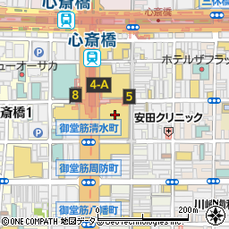 TUFFE トゥッフェ 大丸心斎橋店周辺の地図