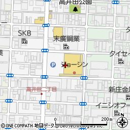 大阪府東大阪市高井田本通4丁目2周辺の地図