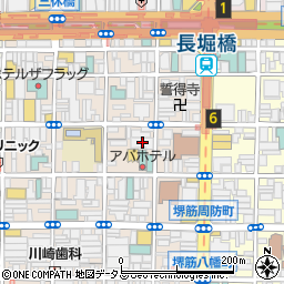 大阪府大阪市中央区東心斎橋1丁目7-3周辺の地図