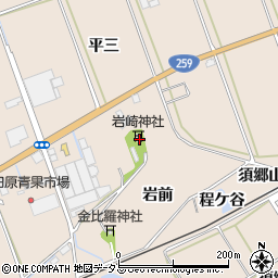 愛知県田原市谷熊町岩前11周辺の地図