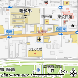 岡山県岡山市中区高屋283-2周辺の地図