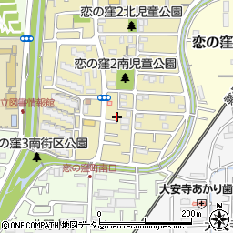 奈良県奈良市恋の窪2丁目12-2周辺の地図