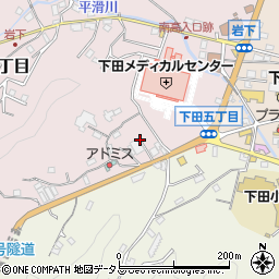 静岡県下田市六丁目5周辺の地図