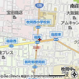枚岡土地株式会社周辺の地図