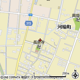 静岡県浜松市中央区河輪町597周辺の地図