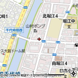 西日本三菱自動車販売（株）大阪西店周辺の地図