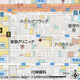 大阪府大阪市中央区東心斎橋1丁目14-23周辺の地図