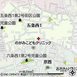 奈良県奈良市五条西1丁目18-3周辺の地図