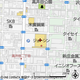 スーパーオートバックス布施高井田周辺の地図