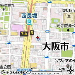 大阪府大阪市西区北堀江3丁目12周辺の地図