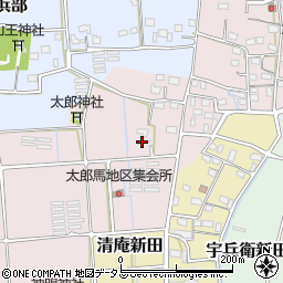静岡県磐田市太郎馬新田25周辺の地図
