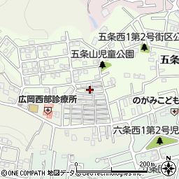 奈良県奈良市五条西2丁目5-89周辺の地図