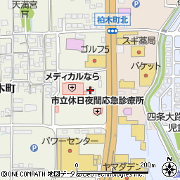 奈良市医師会館周辺の地図