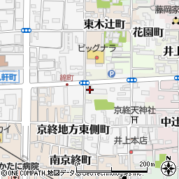 奈良県奈良市京終地方東側町周辺の地図